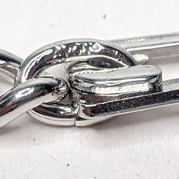 Vintage AVON Silver Tone Chain Bracelet Classic Minimalist Retro - Picture 5 of 6